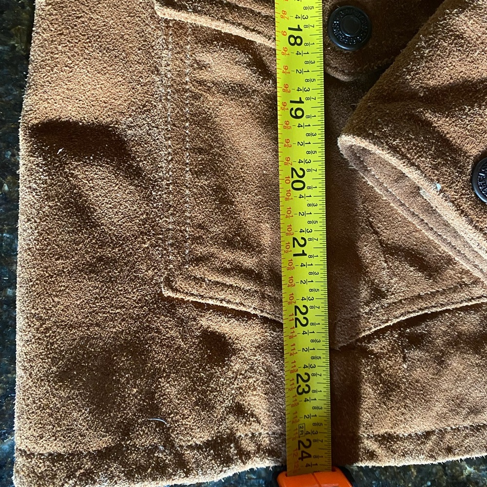 GAP suede leather shirt jacket like NEW - Picture 7 of 10